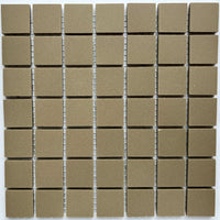 Winckelmans Taupe – matte mozaïektegels van 20x20 mm op gaas