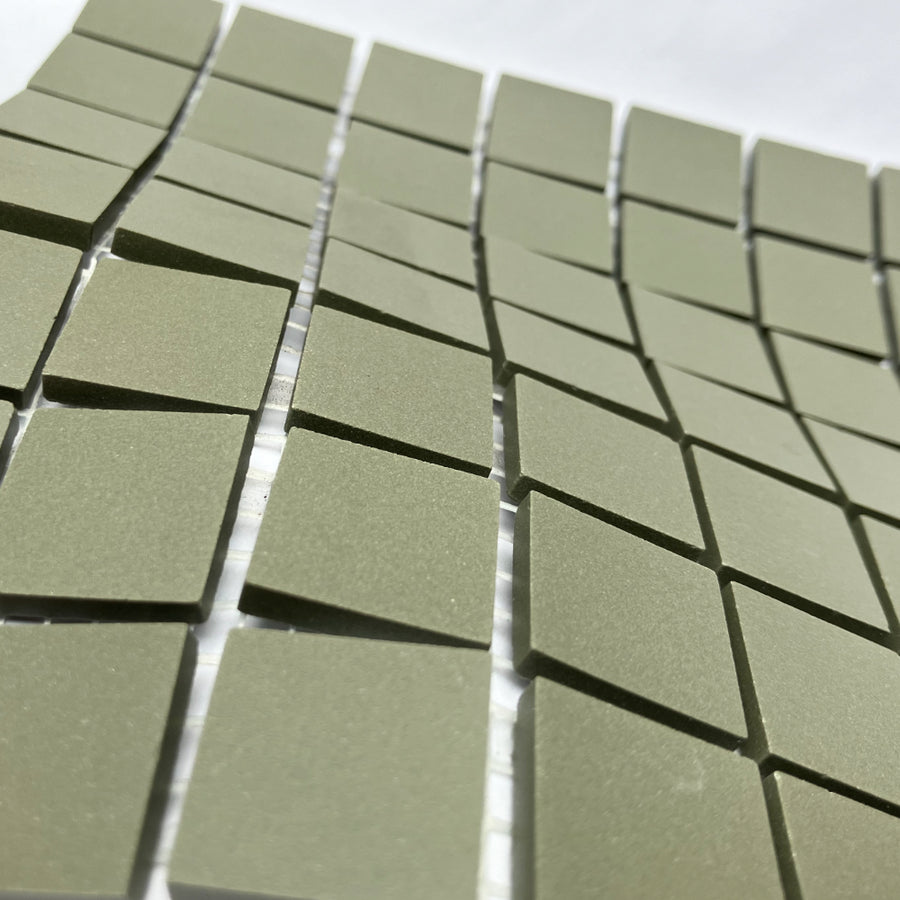 Winckelmans Vert Australien – matta mosaikplattor, 20x20 mm på nät