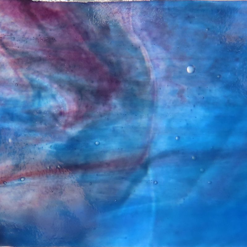 Glass Plate Deep Space Blue