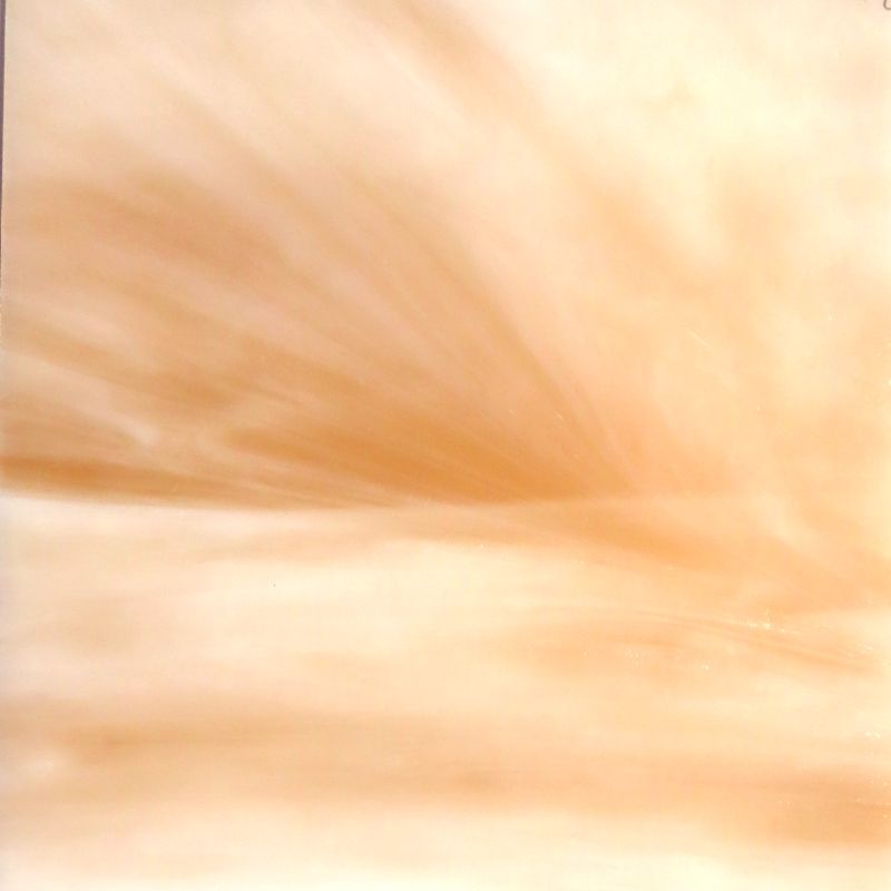 Glass Plate Coral Wispy (Wissmach 567)