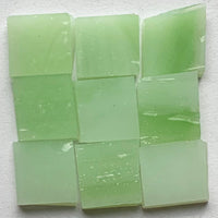 Detail van Tiffany Glacier Jade met negen glastegeltjes