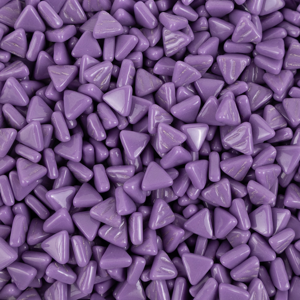 Tuotekuva: Kolmionmuotoinen minilasimosaiikki – purppura – 8mm