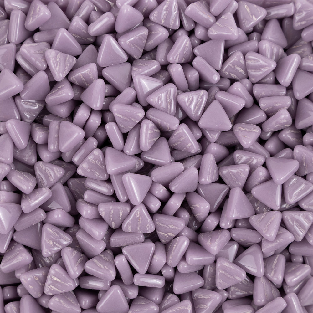 Tuotekuva: Kolmionmuotoinen minilasimosaiikki – purppura – 8mm