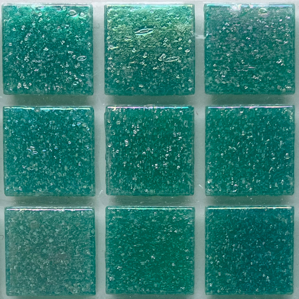 Glasmozaiek Iriserend 20mm Oceaan