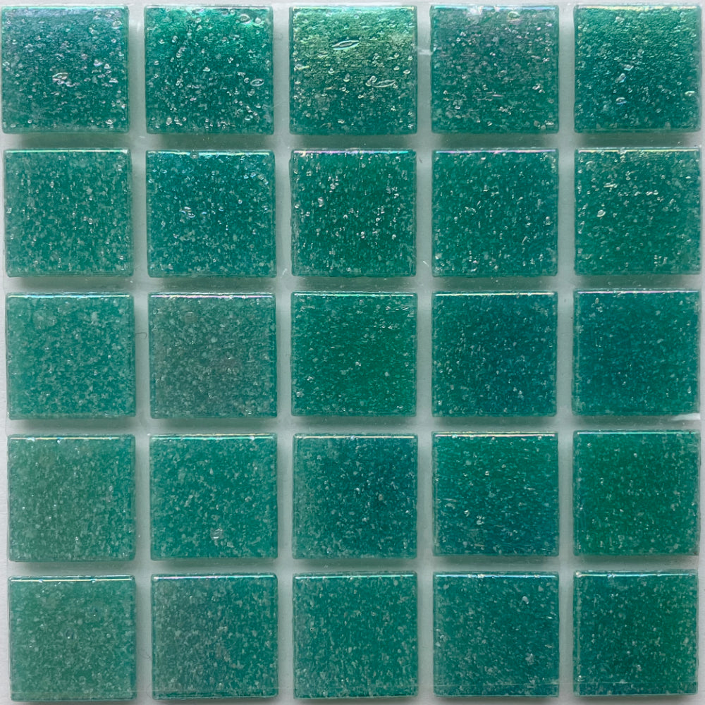 Glasmozaiek Iriserend 20mm Oceaan