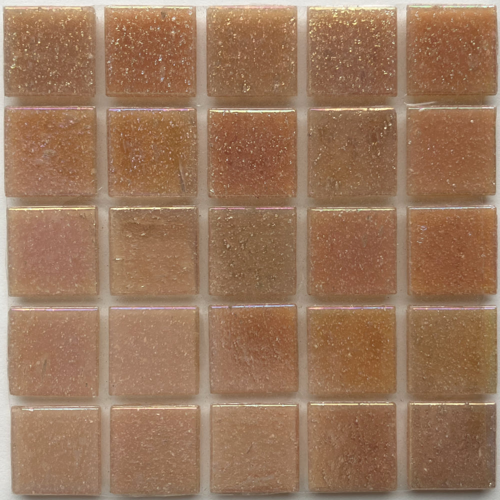 Iridescent Glass Mosaic 20mm  Titian