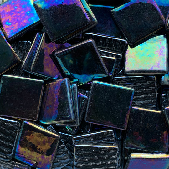 Pâtes de Verre Perlemor 25mm Opal Sort