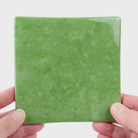Video showing Morasutti Smalti mosaic tile – green – 11.5 x 11.5 cm, rotated to show full tile