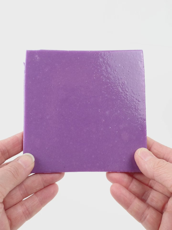Video showing Morasutti Smalti mosaic tile – purple – 11.5 x 11.5 cm, rotated to show full tile