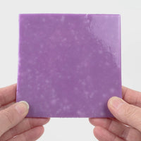 Video showing Morasutti Smalti mosaic tile – purple – 11.5 x 11.5 cm, rotated to show full tile