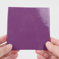 Video showing Morasutti Smalti mosaic tile – purple – 11.5 x 11.5 cm, rotated to show full tile