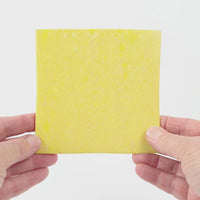 Video showing Morasutti Smalti mosaic tile – yellow – 11.5 x 11.5 cm, rotated to show full tile