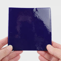 Video showing Morasutti Smalti mosaic tile – blue – 11.5 x 11.5 cm, rotated to show full tile