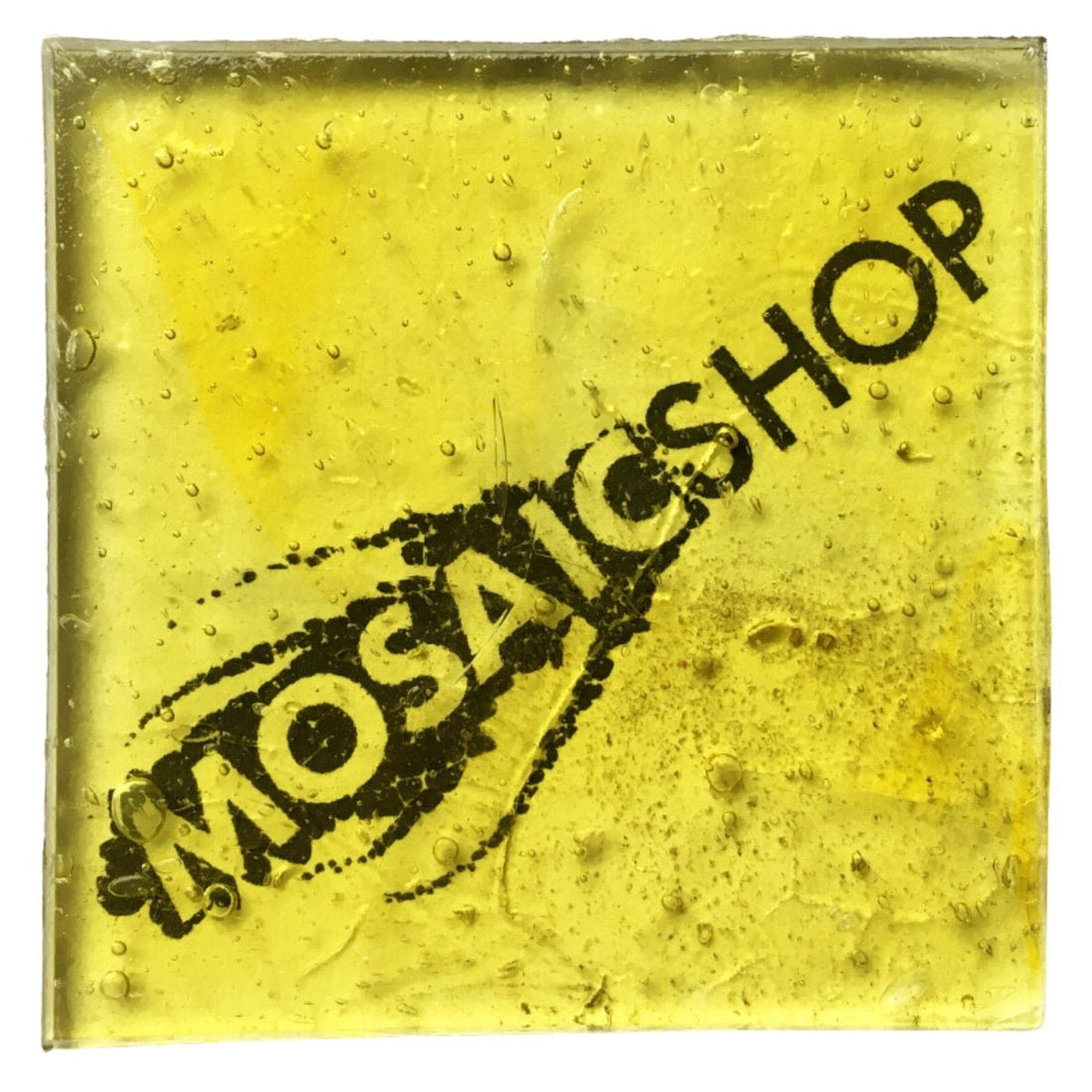 Lasimosaiikki – Albertini-lasi keltainen - mosaicshop