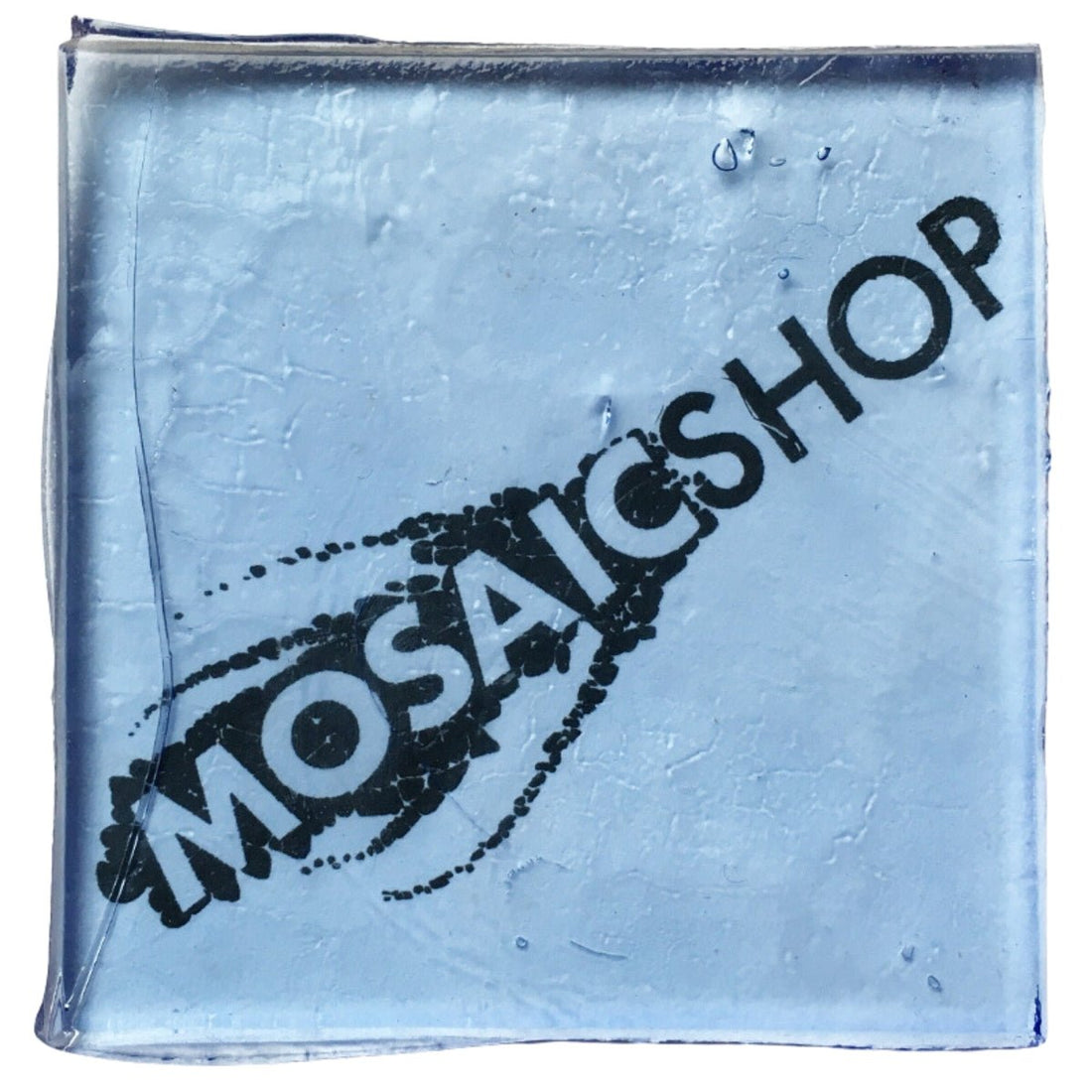 Lasimosaiikki – Albertini-lasi vaaleansininen - mosaicshop