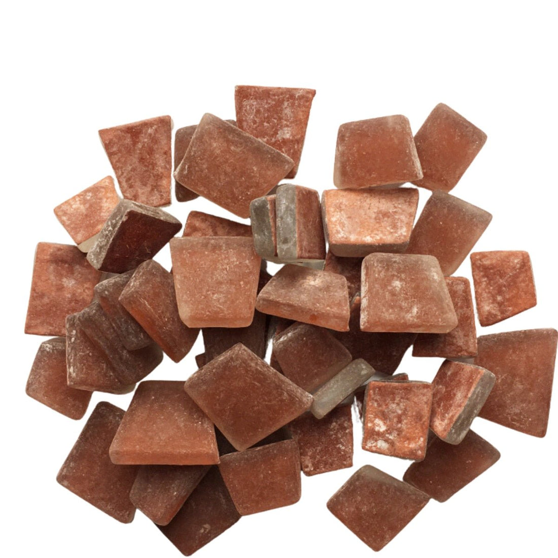 Lasimosaiikki – Beachglass tiilenpunainen - mosaicshop