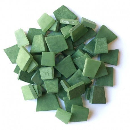 Lasimosaiikki – Beachglass vihreä - mosaicshop