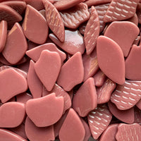 Lasimosaiikki – Lasiterälehdet vadelma - mosaicshop