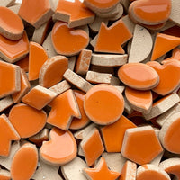 Verre Mosaique - glass mosaic -Glasmosaik-glasmozaïek-Charms Oranje - mosaicshop