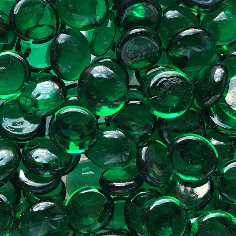 Lasimosaiikki – Lasipisarat 16-20mm kristallismaragdi - mosaicshop