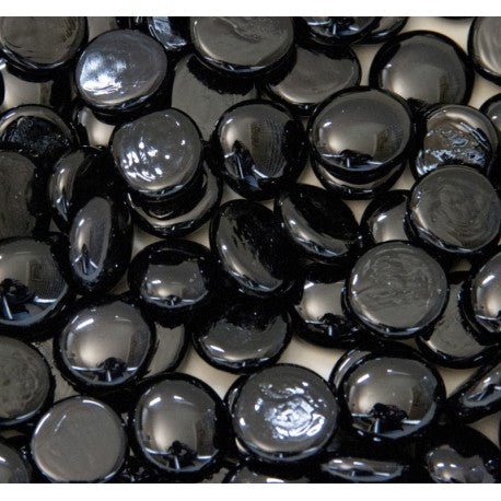 Lasimosaiikki – Lasipisarat 16-20mm musta - mosaicshop