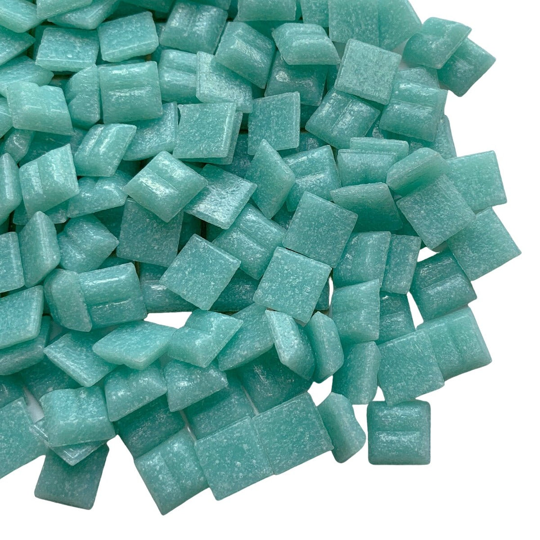 Lasimosaiikki 10mm Karibiansininen - mosaicshop