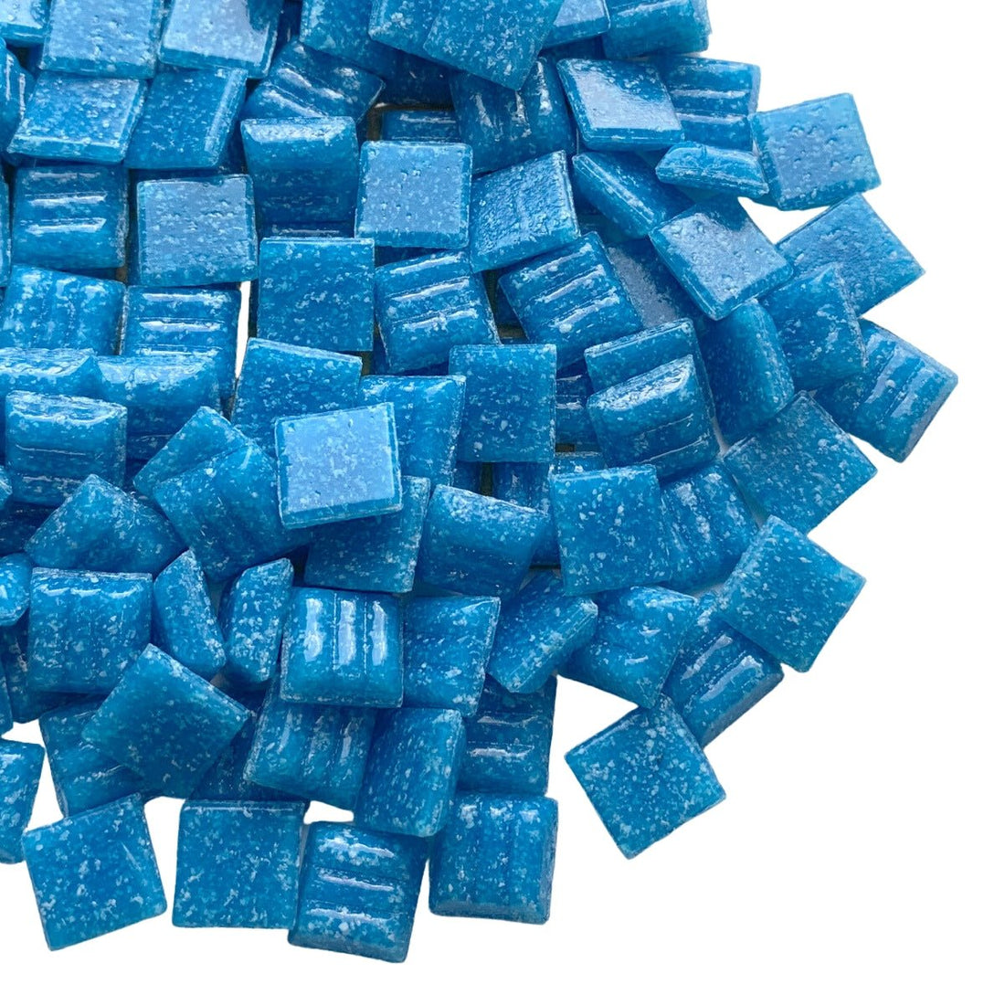Lasimosaiikki 10mm syvänmeren turkoosi - mosaicshop