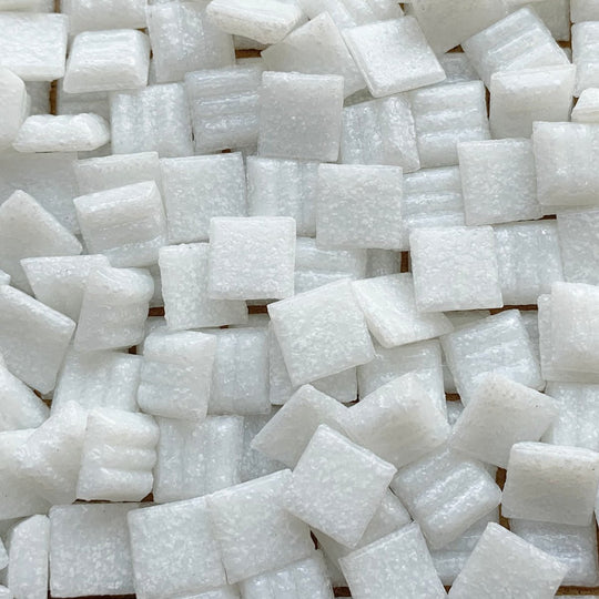 Glass Mosaic 10mm Ice White