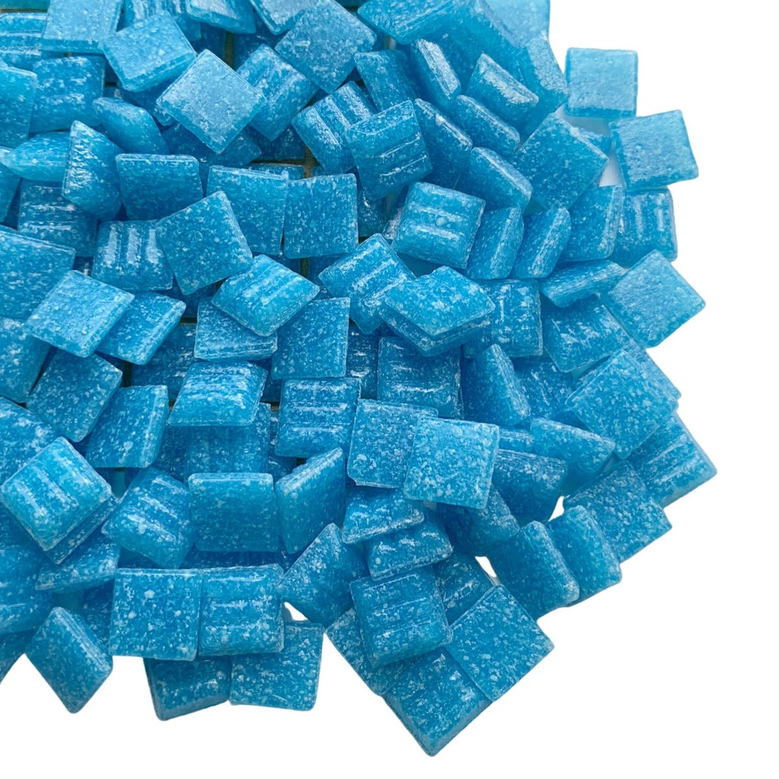 Lasimosaiikki 10mm turkoosi - mosaicshop