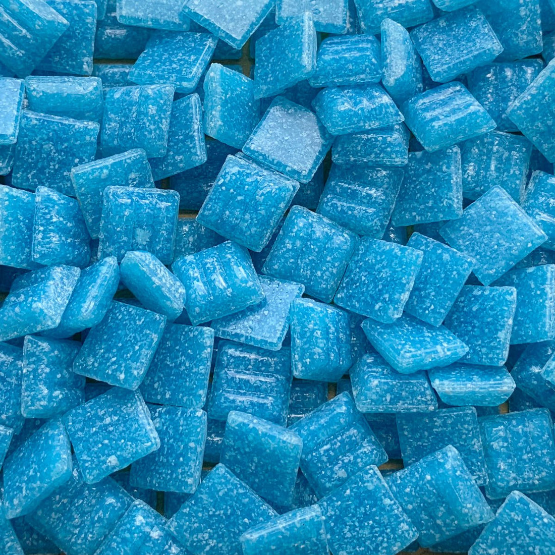 Lasimosaiikki 10mm turkoosi - mosaicshop