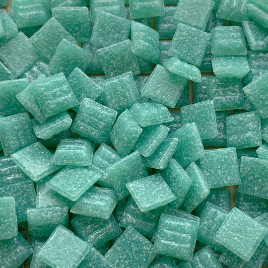 Glass Mosaic Tiles 10mm Sea Blue