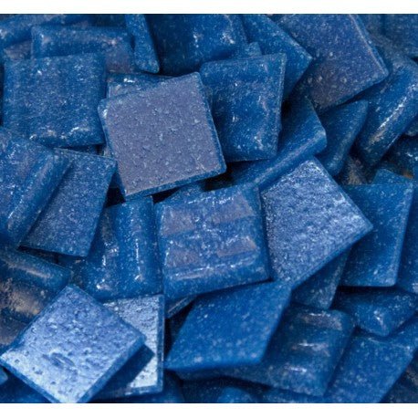 Lasimosaiikki 20mm tummanturkoosi - mosaicshop
