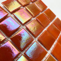 Irisoiva lasimosaiikki 20mm akaatti - mosaicshop