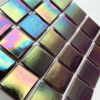 Irisoiva lasimosaiikki 20mm ametisti - mosaicshop