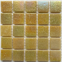 Irisoiva lasimosaiikki 20mm samppanja - mosaicshop