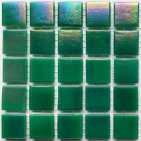 Irisoiva lasimosaiikki 20mm jadenvihreä - mosaicshop