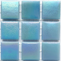 Irisoiva lasimosaiikki 20mm opaalinsininen - mosaicshop