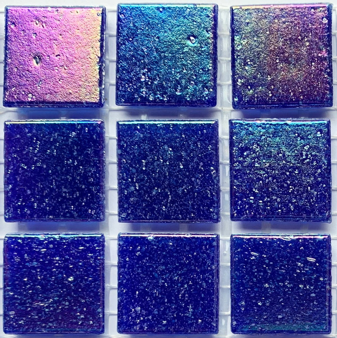 Irisoiva lasimosaiikki 20mm Paua - mosaicshop