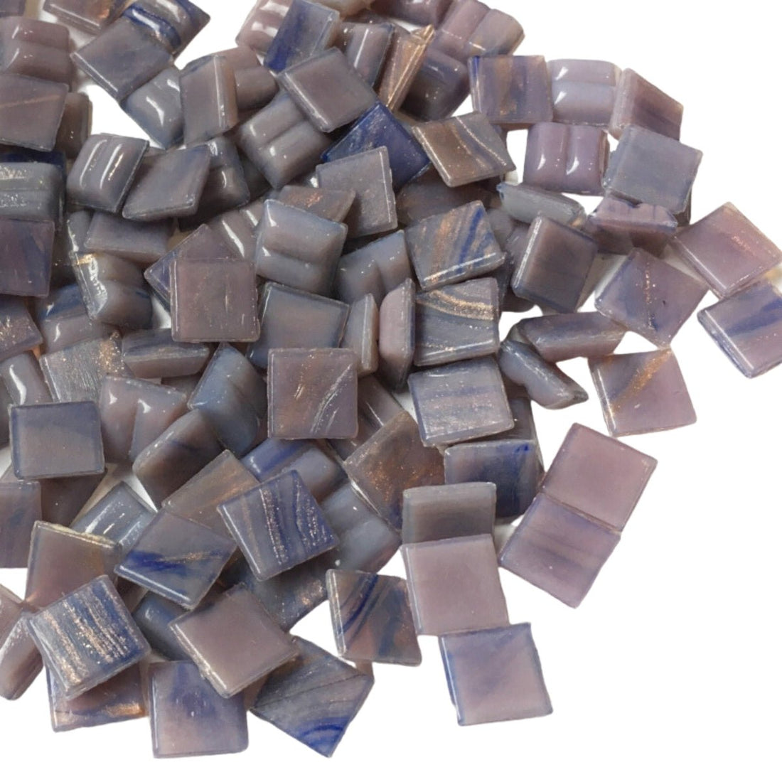Kultasuoninen lasimosaiikki 10mm ultravioletti - mosaicshop