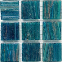 Kultasuoninen lasimosaiikki 20mm paratiisi - mosaicshop