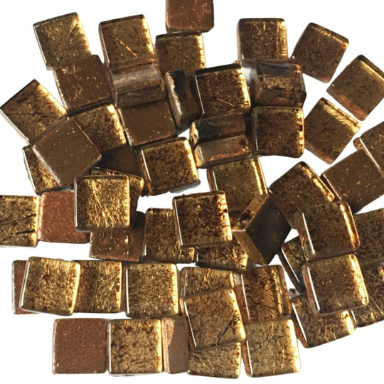 Glasmosaik Spejl 10mm Bronze