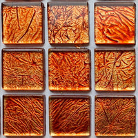 Lasimosaiikki – Peilimosaiikki 20mm meripihka - mosaicshop