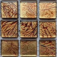 Lasimosaiikki – Peilimosaiikki 20mm pronssinen - mosaicshop
