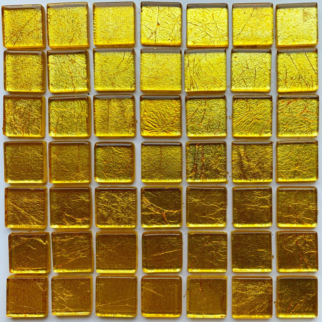 Lasimosaiikki – Peilimosaiikki 20mm kultainen - mosaicshop