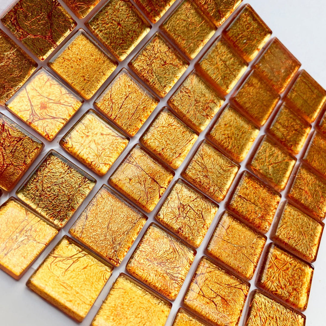 Lasimosaiikki – Peilimosaiikki 20mm kuparinen - mosaicshop