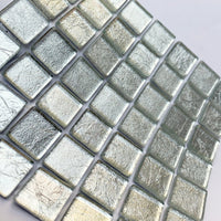 Lasimosaiikki – Peilimosaiikki 20mm hopeinen - mosaicshop