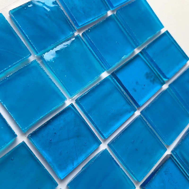 Tiffany Glacier -lasimosaiikki 20mm sininen - mosaicshop