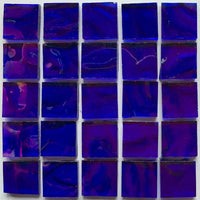 Tiffany Glacier -lasimosaiikki 20mm muste - mosaicshop