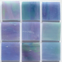 Tiffany Glacier -lasimosaiikki 20mm revontulet - mosaicshop