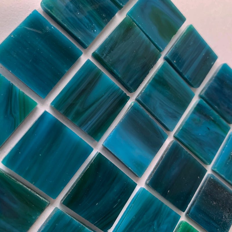 Tiffany Glacier -lasimosaiikki 20mm Waverider - mosaicshop